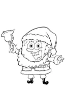 SpongeBob SquarePants kleurplaat 4